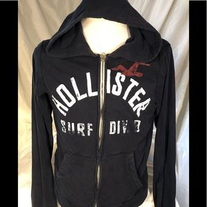 Hollister zip up hoodie